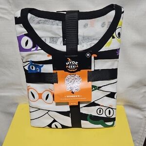 Hyde & Eek! Women's Black and White Pajama Set